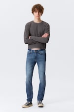 Sunset Blue - Dunkelblau - Sleeze – Skinny-Jeans mit niedriger Taille - 2