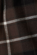 Rutig brun - Pyjamasboxershorts i flanell - 4