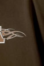 Dark Brown - Sports Logos - Great Boxy Printed Graphic Tee - 1