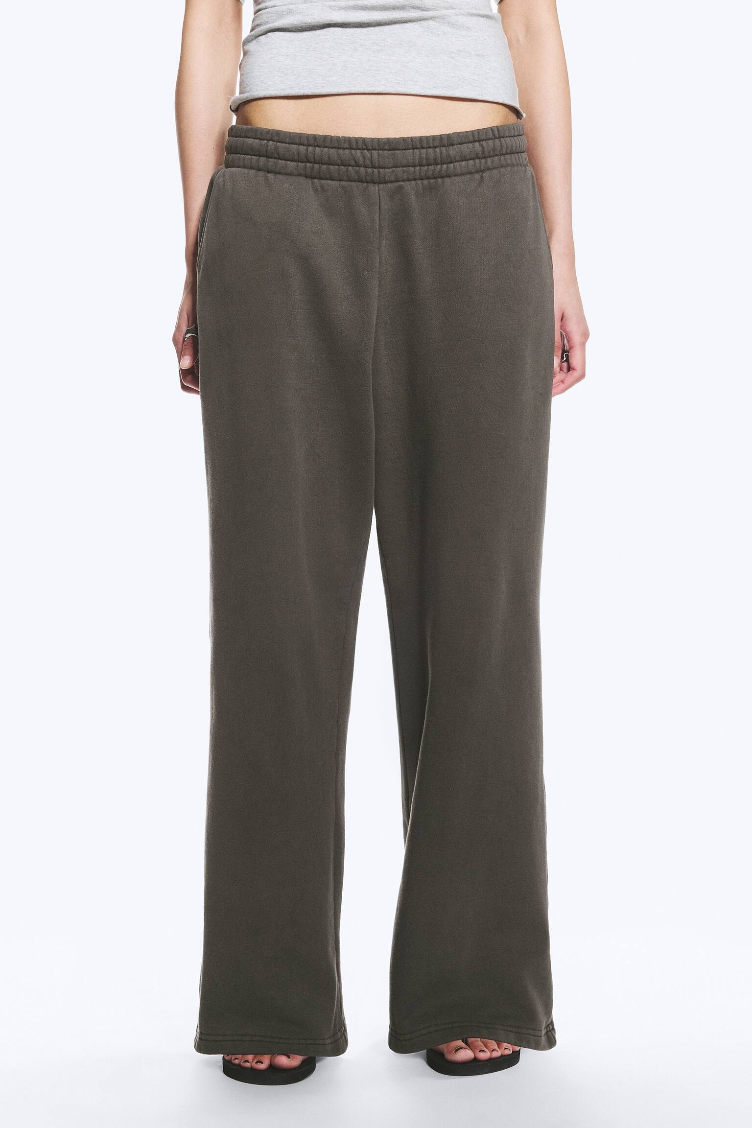 Pantalon de jogging ample d’épaisseur moyenne - Gris foncé délavé/Noir/Bleu foncé/Gris chiné/Gris - 6