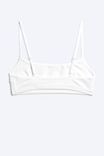 Vit - Bh i mjuk bomull med djup urringning - 4
