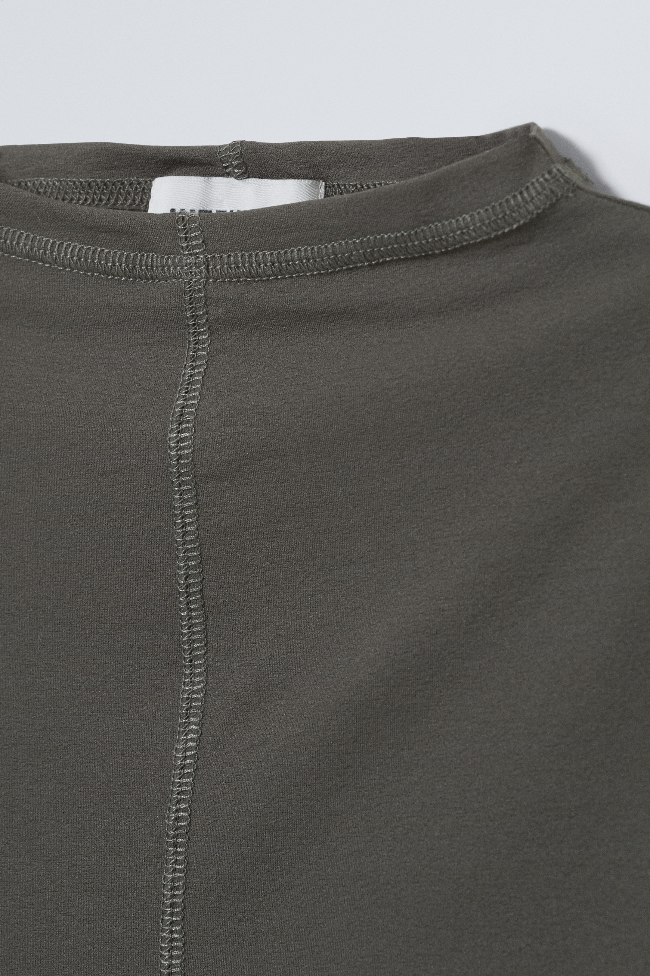 Dark Grey - Jen Mockneck Top - 1