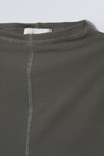 Dark Grey - Jen Mockneck Top - 1