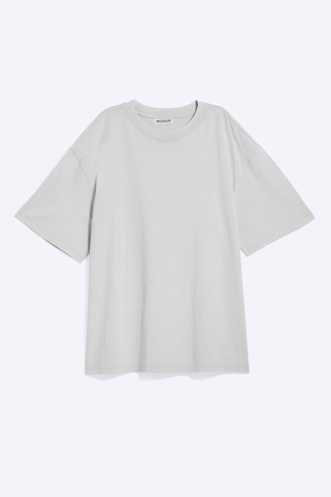 Camiseta holgada - Gris Polvo Claro/Lila medio empolvado - 1