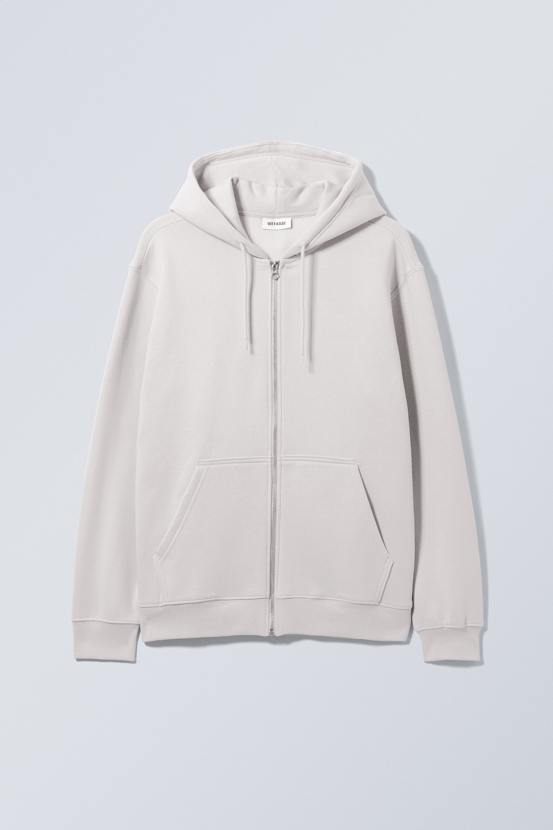 Staubiges Hellgrau - Kapuzenjacke Standard - 0