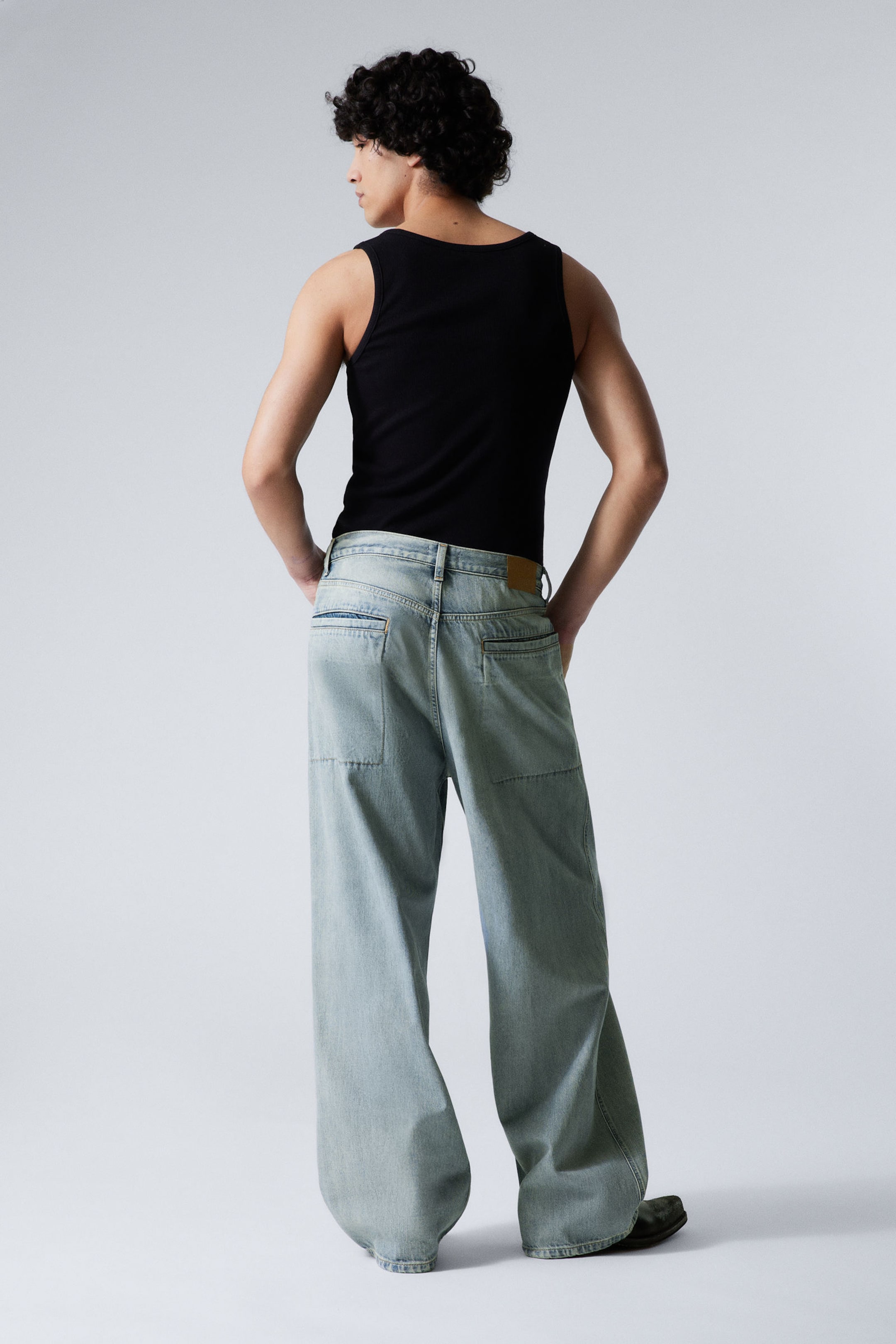 #8898AC - Astro Loose Baggy Shape Jeans - 2