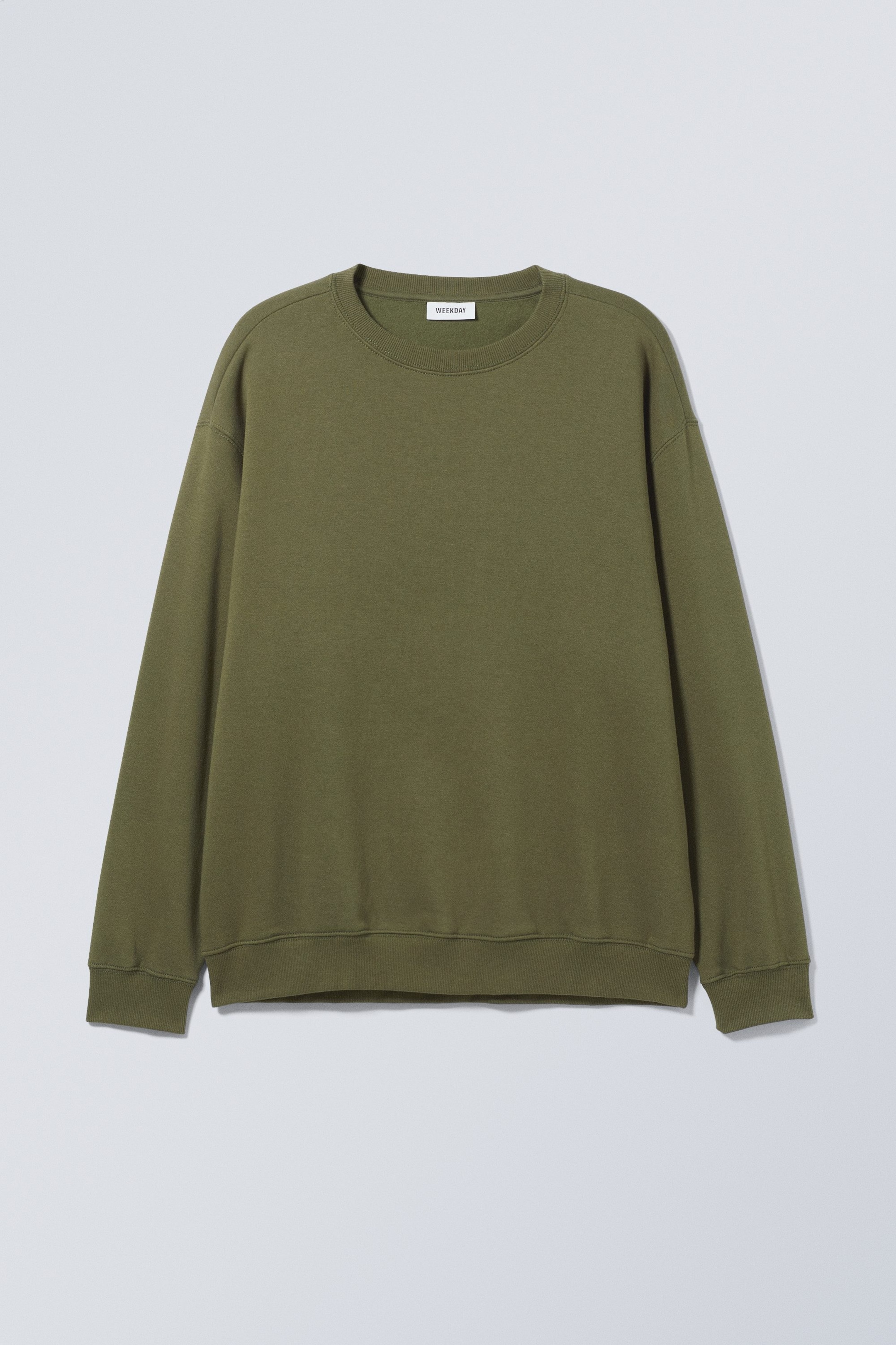 Olive - Oversized-Sweatshirt - 0