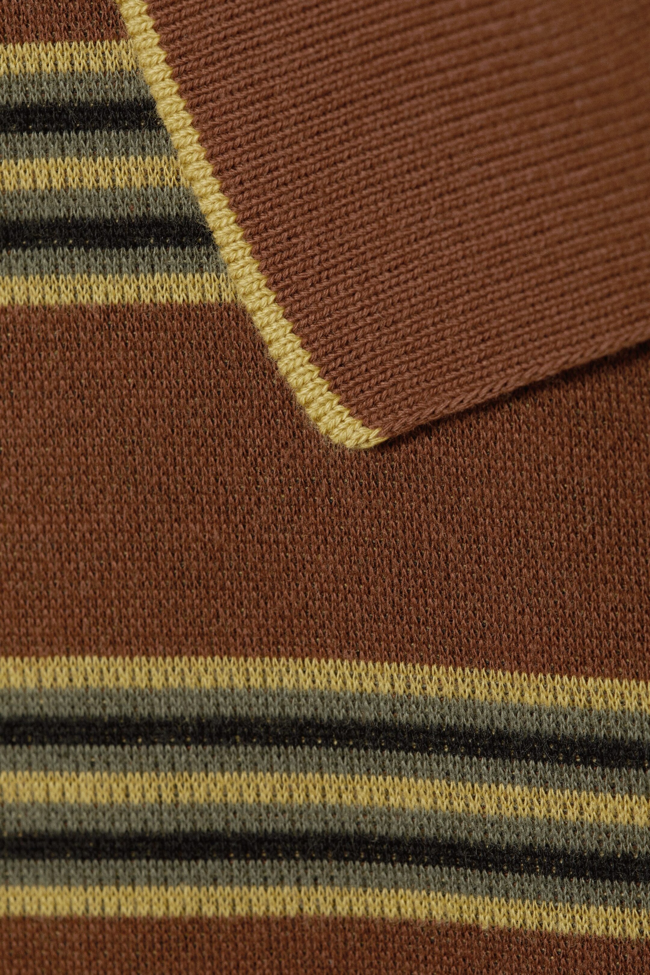 Brown Stripe - Elliott Relaxed Shirt - 1
