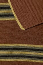 Brown Stripe - Elliott Relaxed Shirt - 1