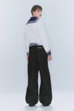 Extra Black Rinse - Looser Regular Waist Loose Straight Jeans - 2