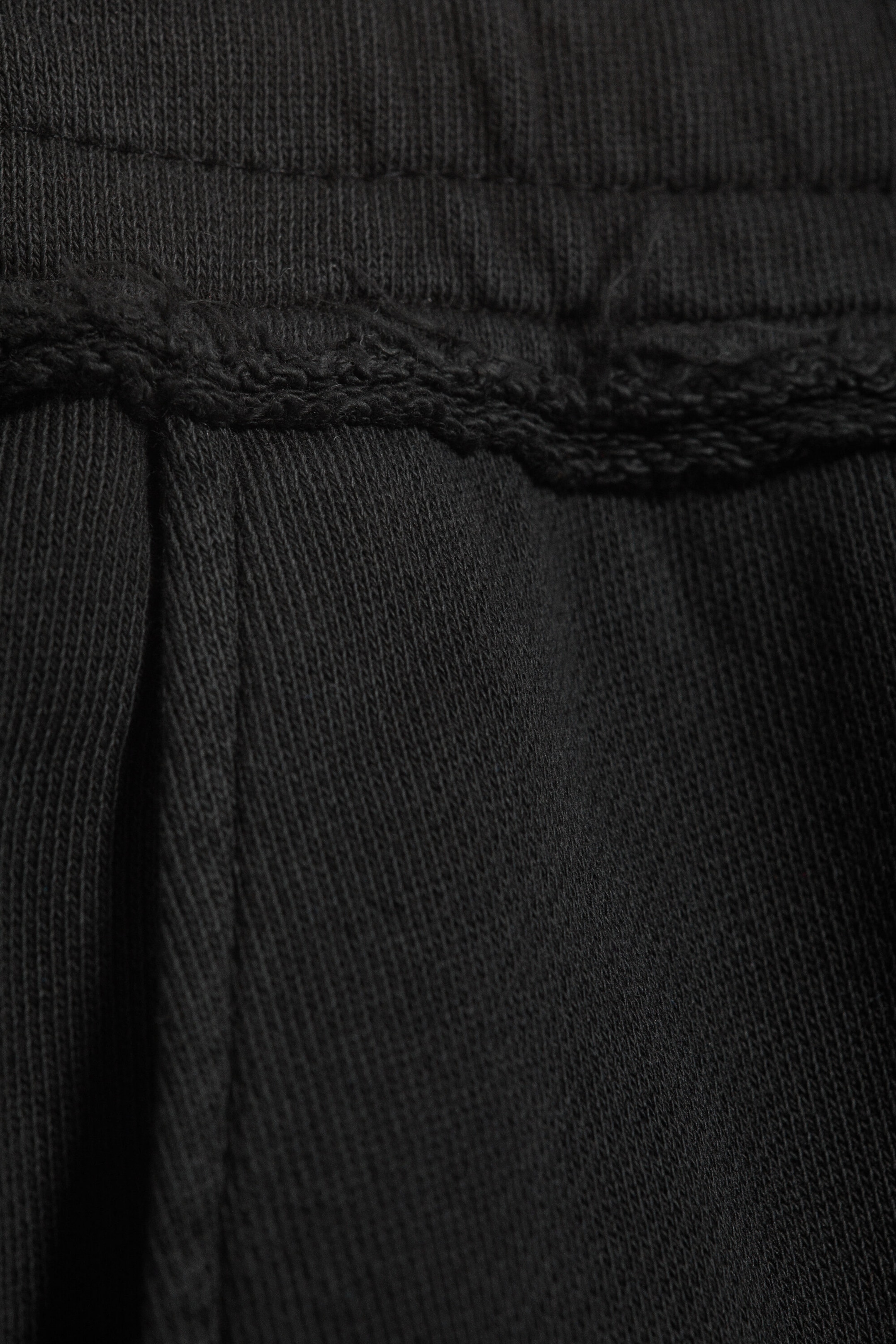 Black - Loose Terry Shorts - 4