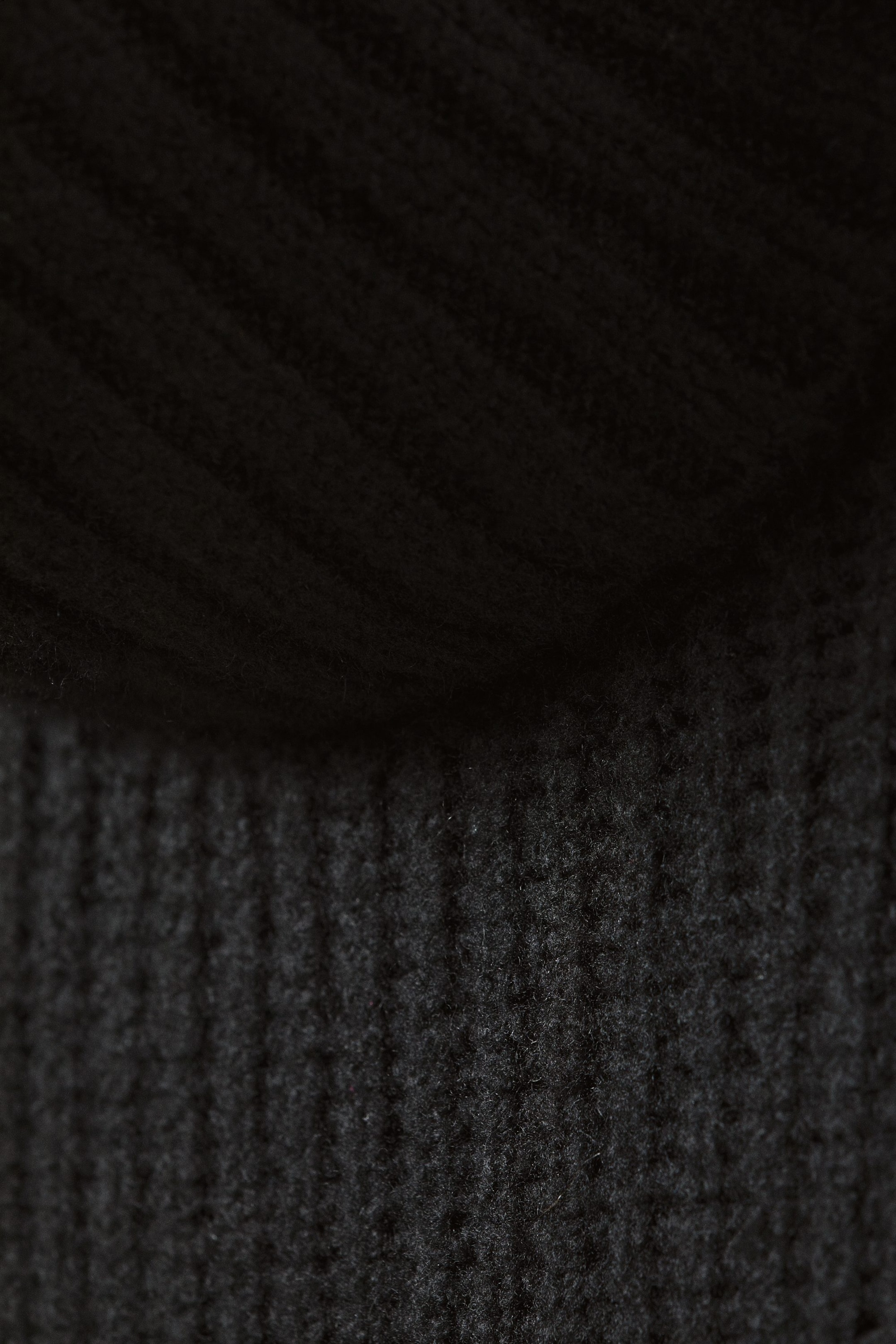 Black - John Oversized Turtleneck - 1