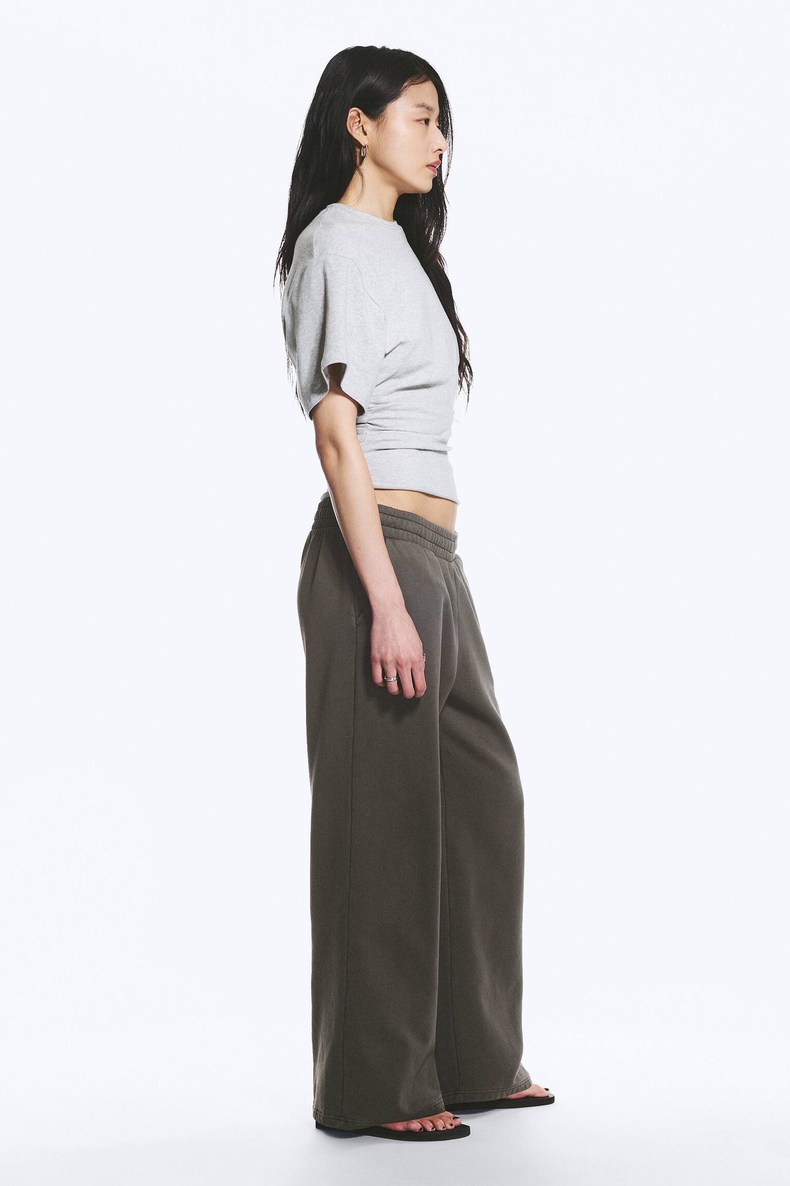 Pantalon de jogging ample d’épaisseur moyenne - Gris foncé délavé/Noir/Bleu foncé/Gris chiné/Gris - 3