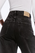 Echo Black - Noir - Jean droit standard taille très haute Rowe - 3