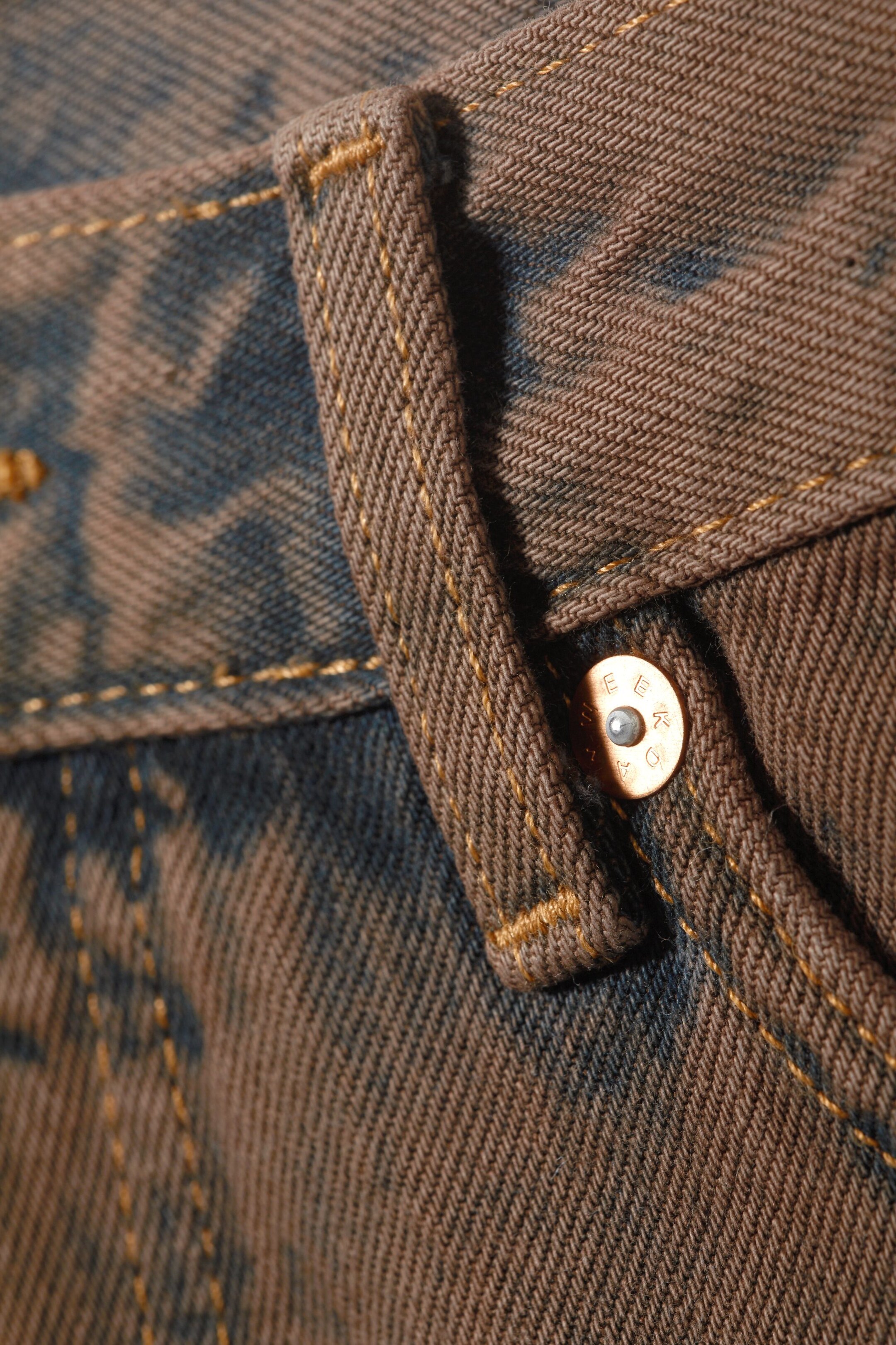 Smuts/Brun - Space Split Jeans - 1