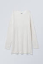 White - Dilaria Oversized Sweater - 0