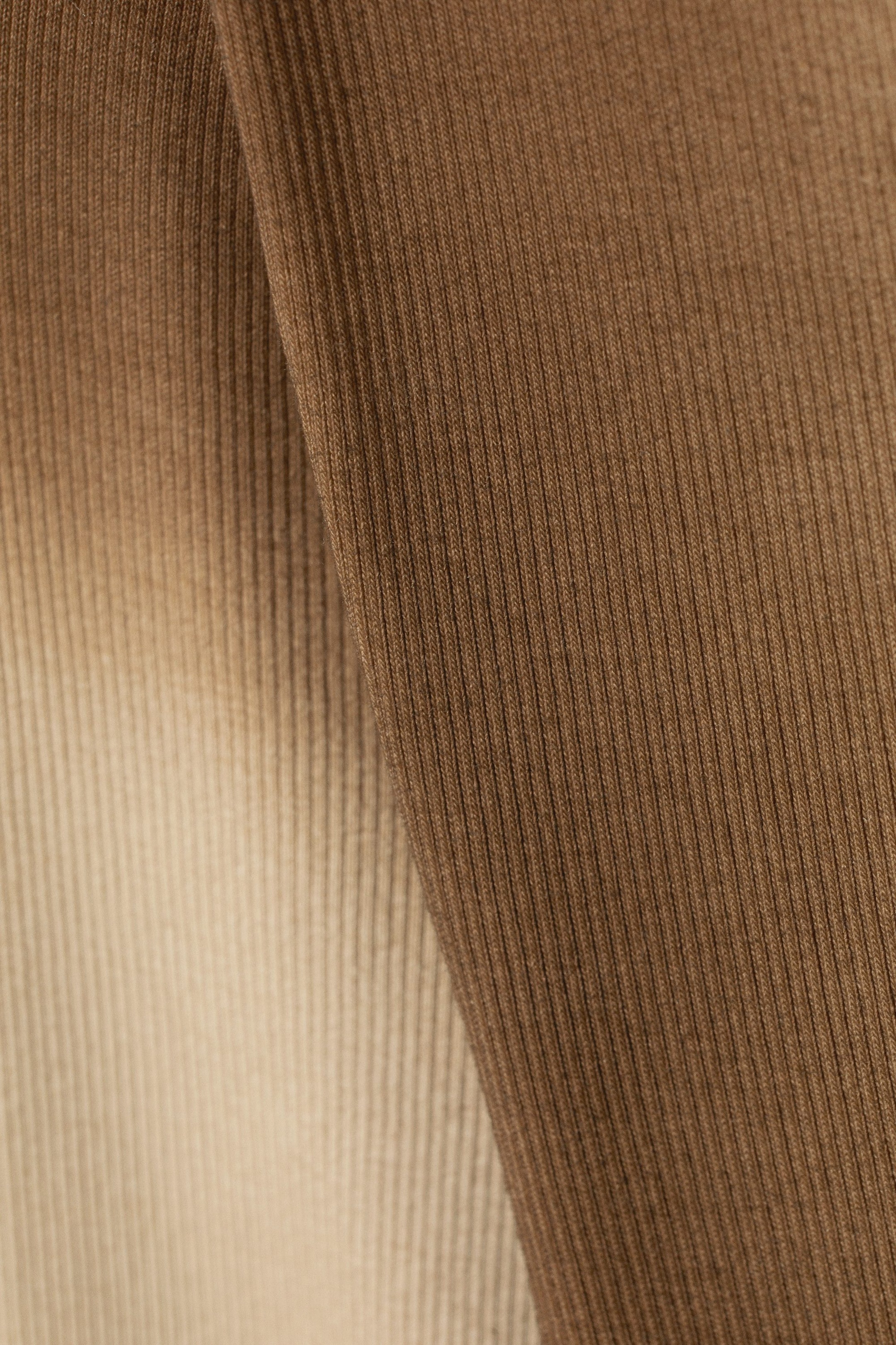 Beige gradiënt - Gewassen shirt lange mouwen Hilma - 1