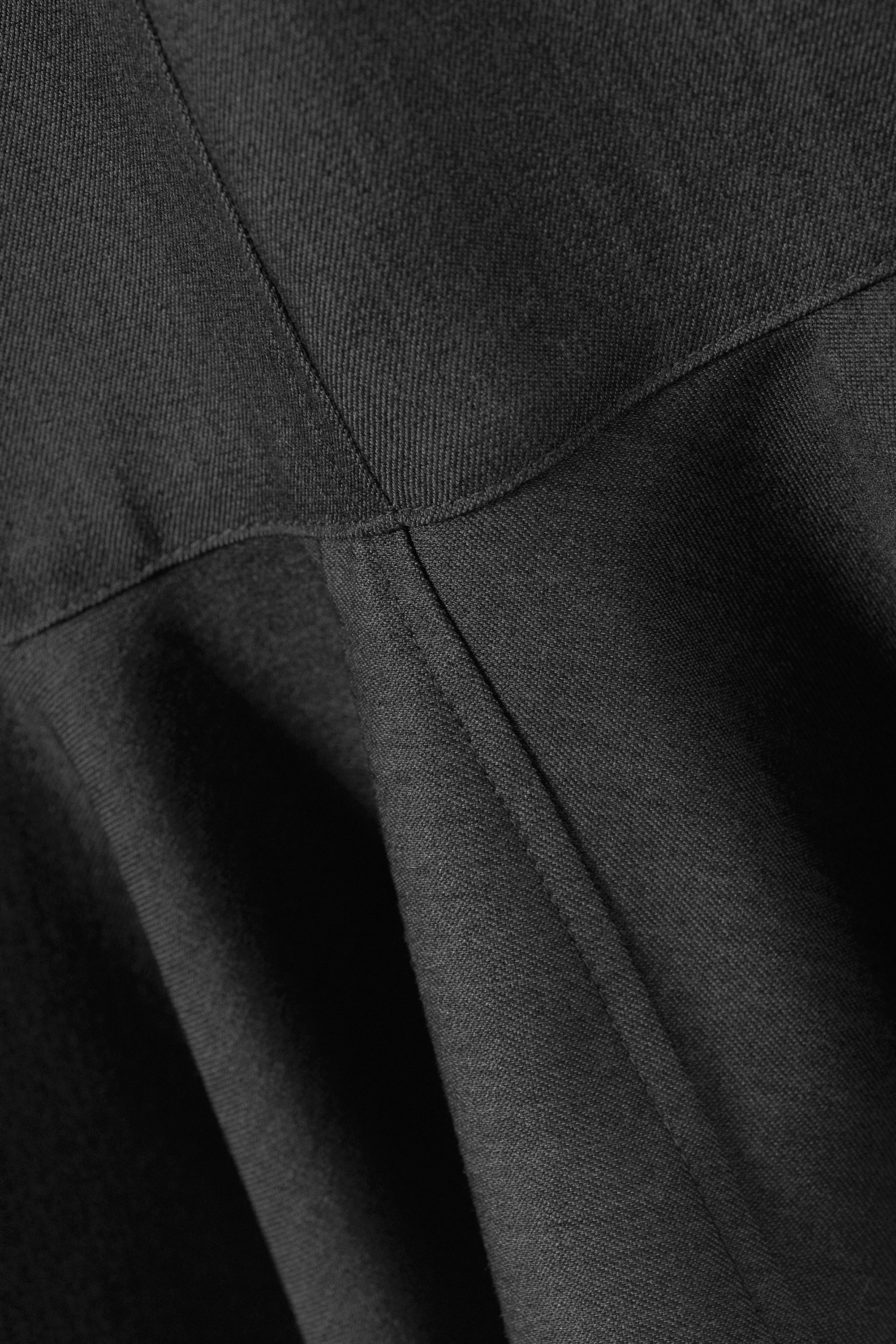 Dunkelgrau - Fit-and-Flare-Minikleid - 5