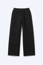 Schwarz - Locker geschnittene Scuba-Sweatpants - 5
