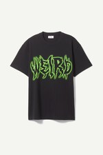Graffiti - Oversized-T-Shirt mit Grafikprint - 0