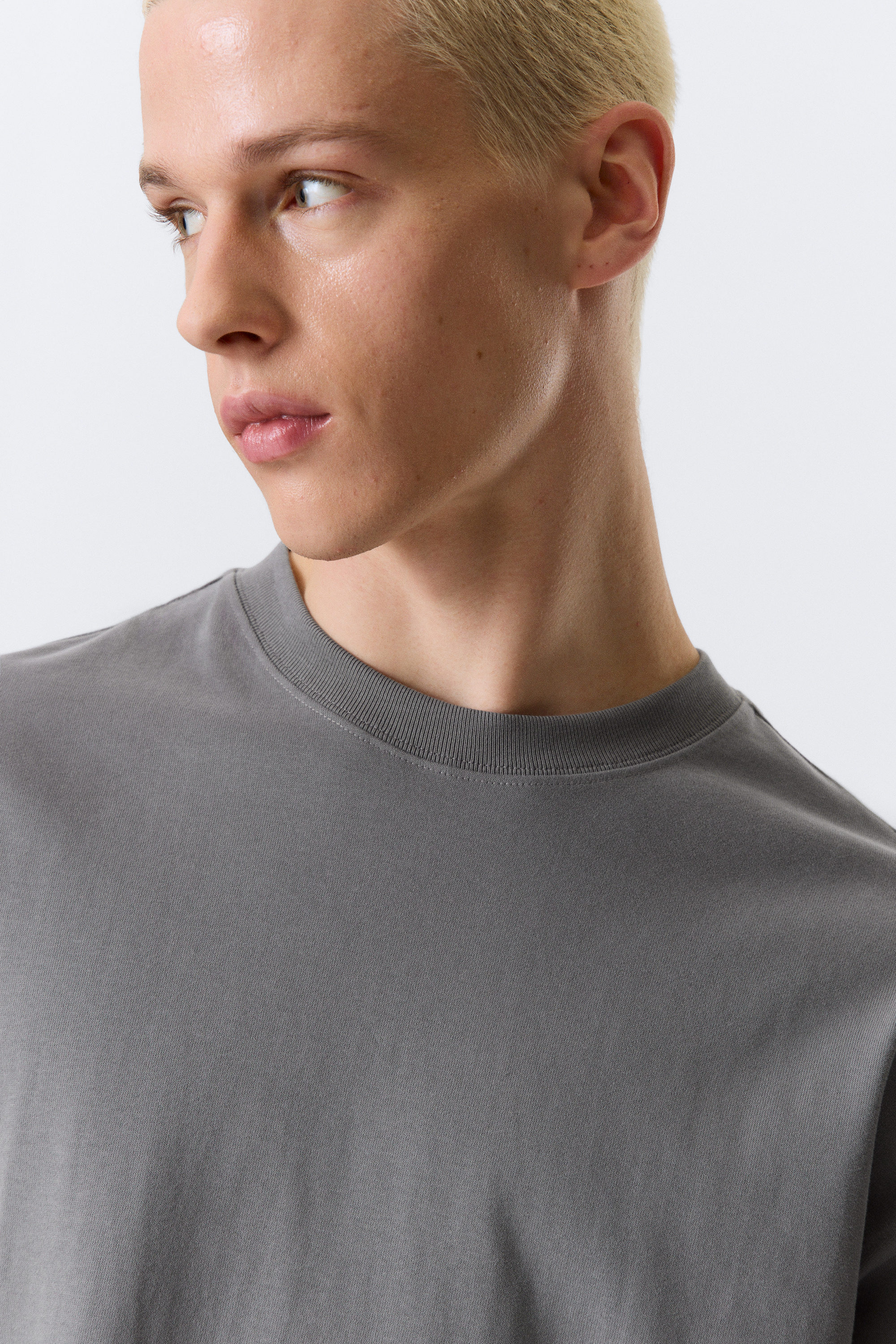 Dusty Grey - Great Boxy Long Sleeve T-shirt - 2