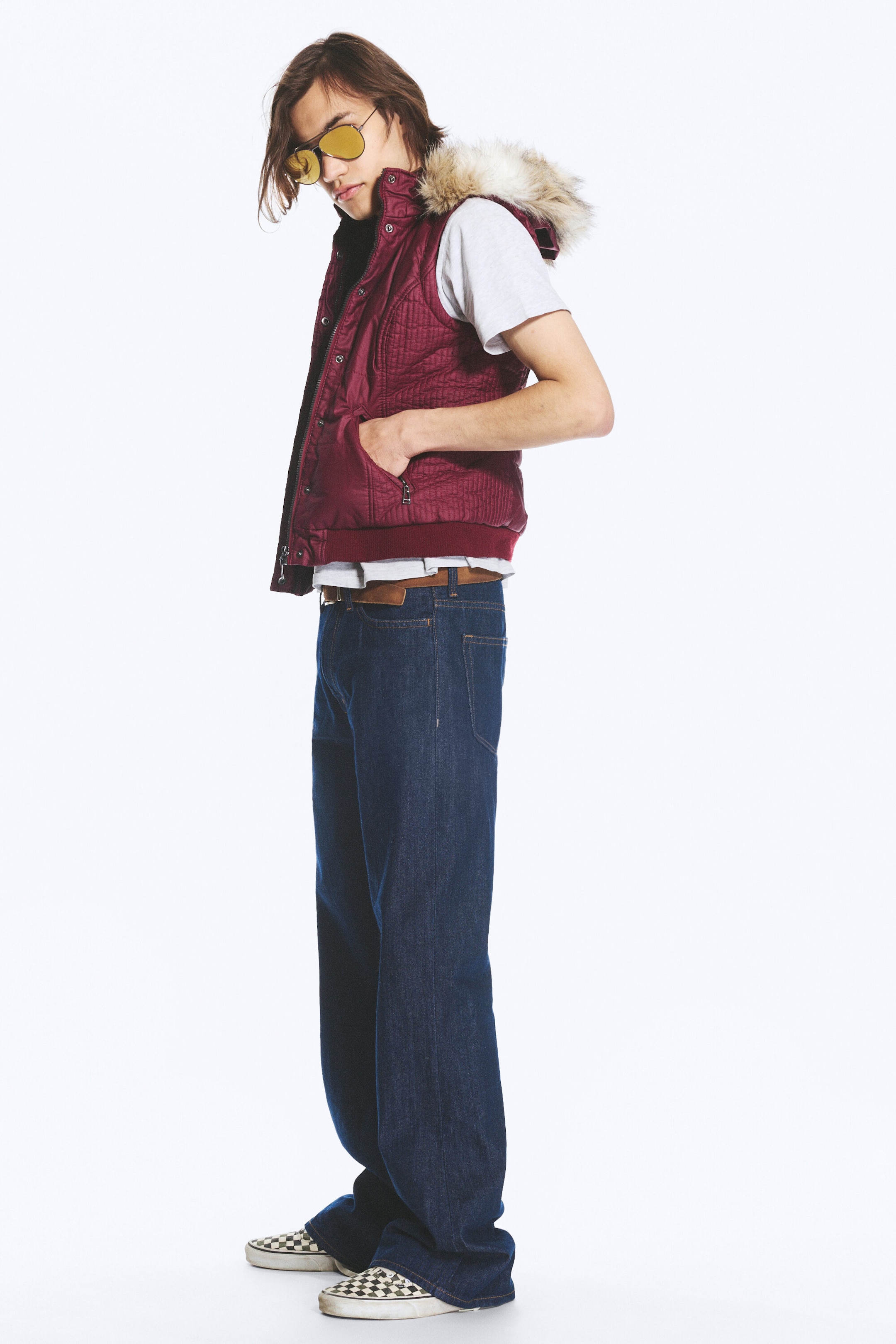 Blue Rinse - Mörkblå - Boo Bootleg Low Waist Regular Bootcut Jeans - 2