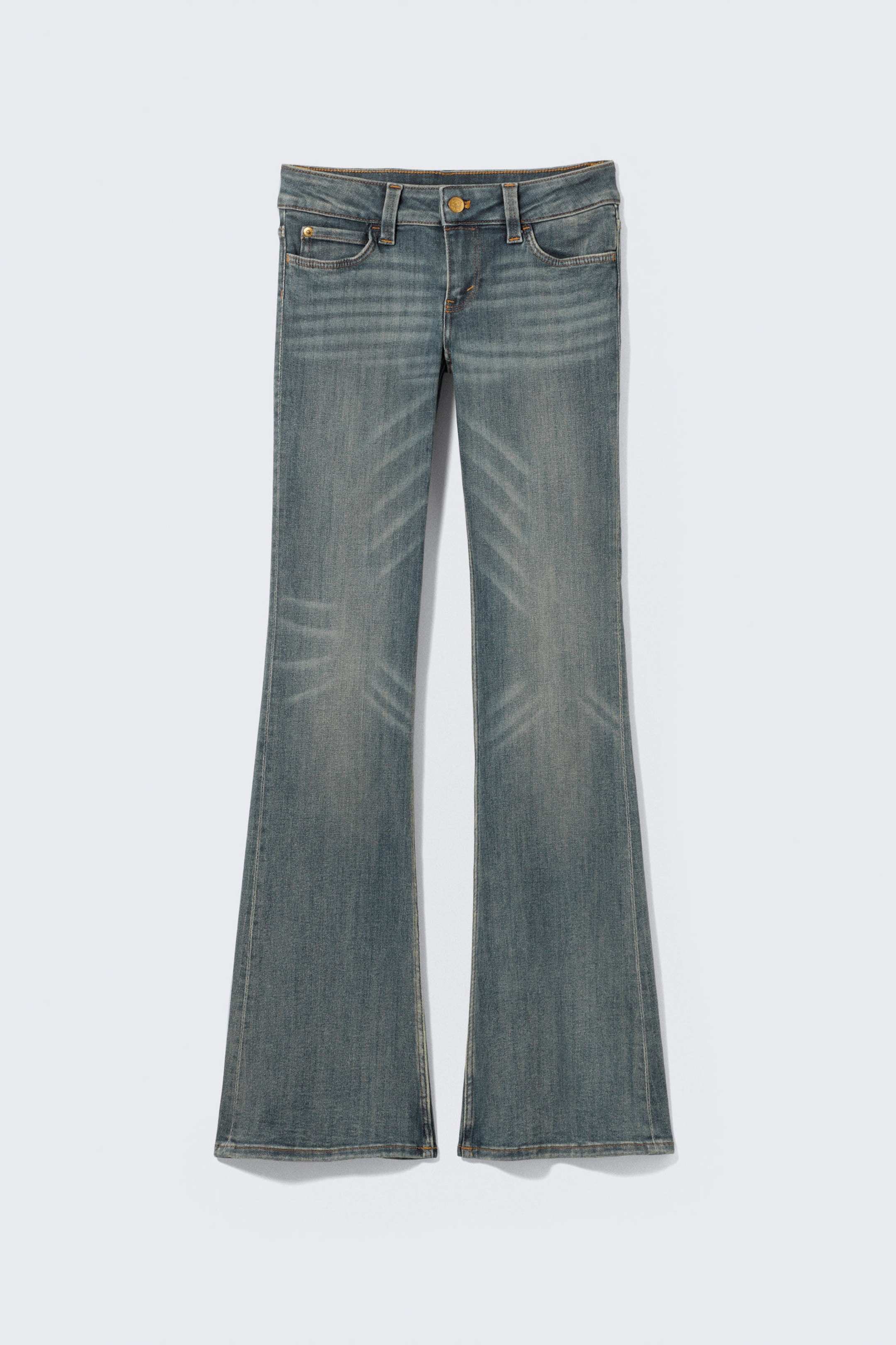 Puddly Blue - Booty Bei Low Waist Skinny Bootcut Jeans - 4