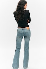 Perseus Blue - Mittelblau - Low-Waist-Jeans mit Bootcut - 3