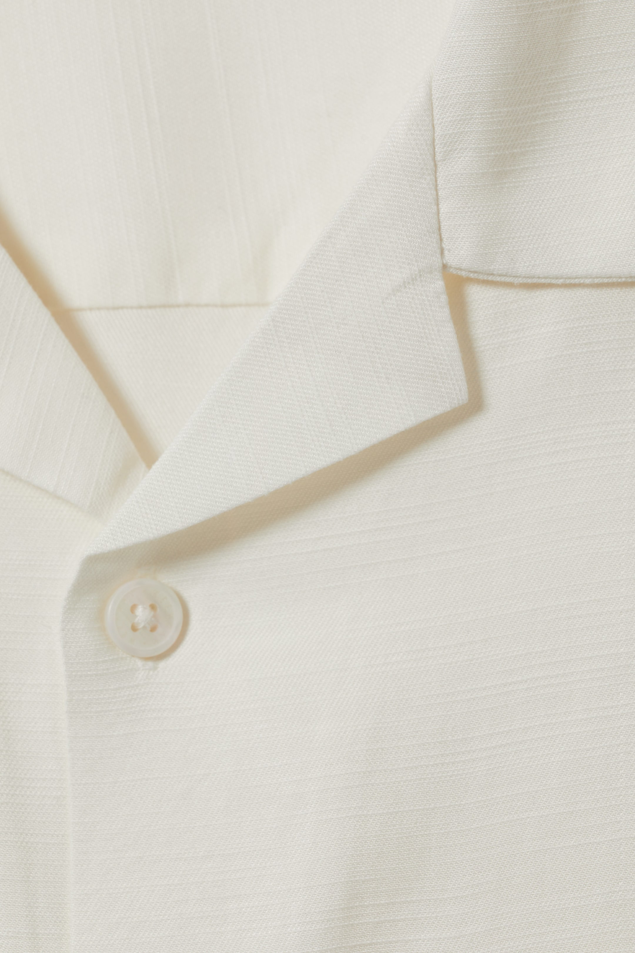Dusty White - Relaxed Resort Short Sleeve Shirt - 1