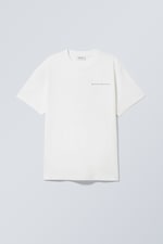 White - Shiny Guy - Oversized Graphic Printed T-shirt - 0