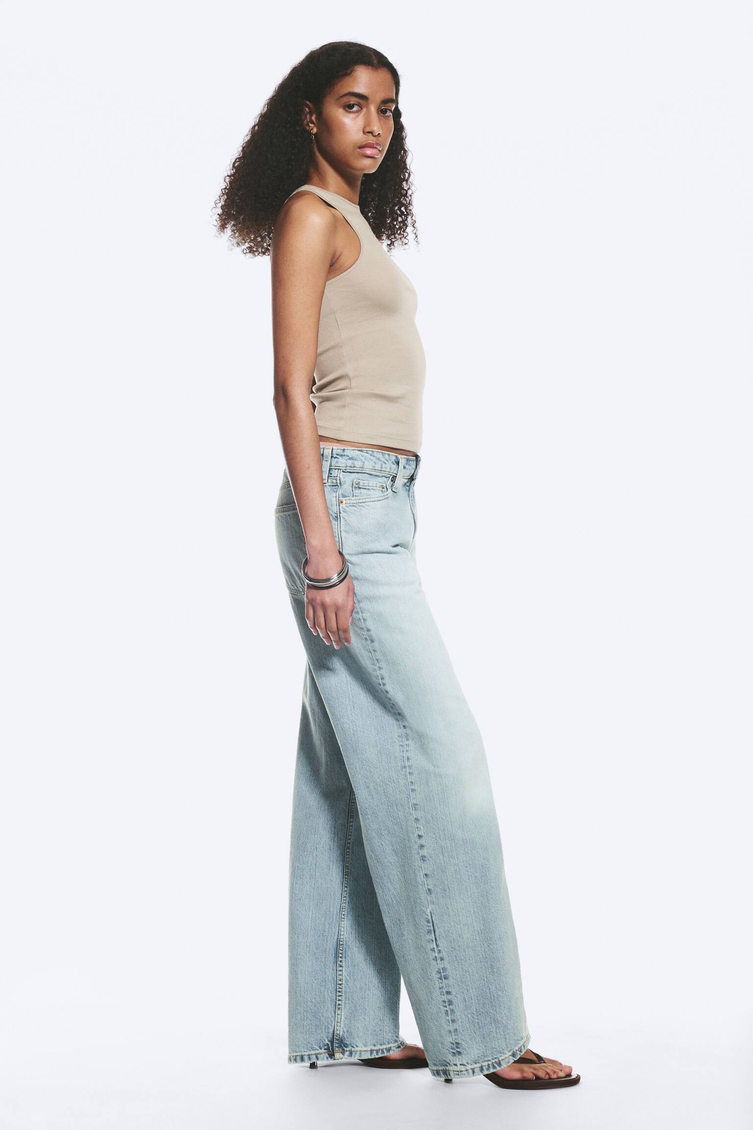 Ample Low Waist Loose Wide Jeans - Dream Blue - Ljusblå/Kimberley Blue - Ljusblå/Gloria Blue - Mellanblå/Blue Rinse - Mörkblå/Risso Black - Black/Ink Black - Svart/Redondo Black - Svart/Mine Grey - Mörkgrå - 7