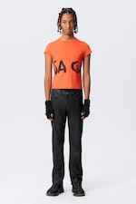 Orange - Lady Gaga Baby Tee - 1