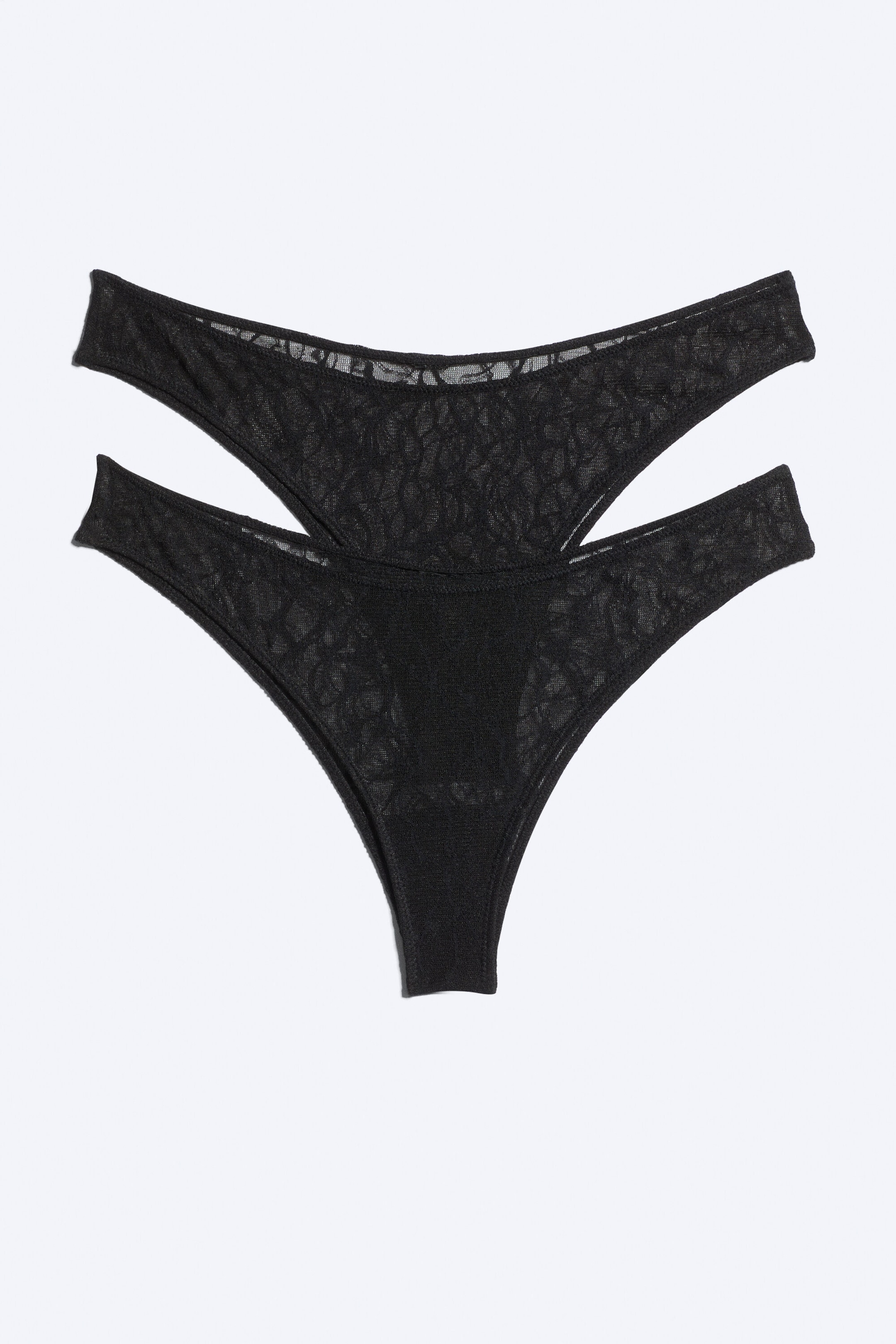 Black Lace - 2-pack lace brazilian - 0