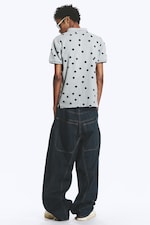 Blue Rinse - Dark Blue - Dunno Unisex Low Rise Loose Barrel Jeans - 6