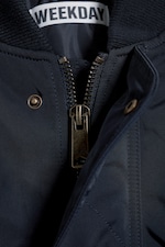 Dark Blue - Relaxed bomber jacket - 5