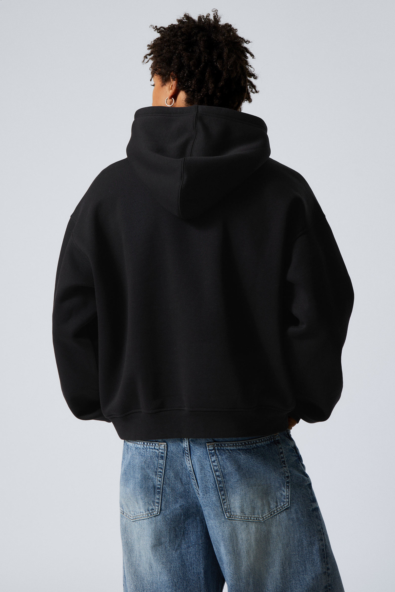 通販 公式サイト - 驚きの激安価格 heavyweight boxy hoodie DK Weekday | Black - Clothing