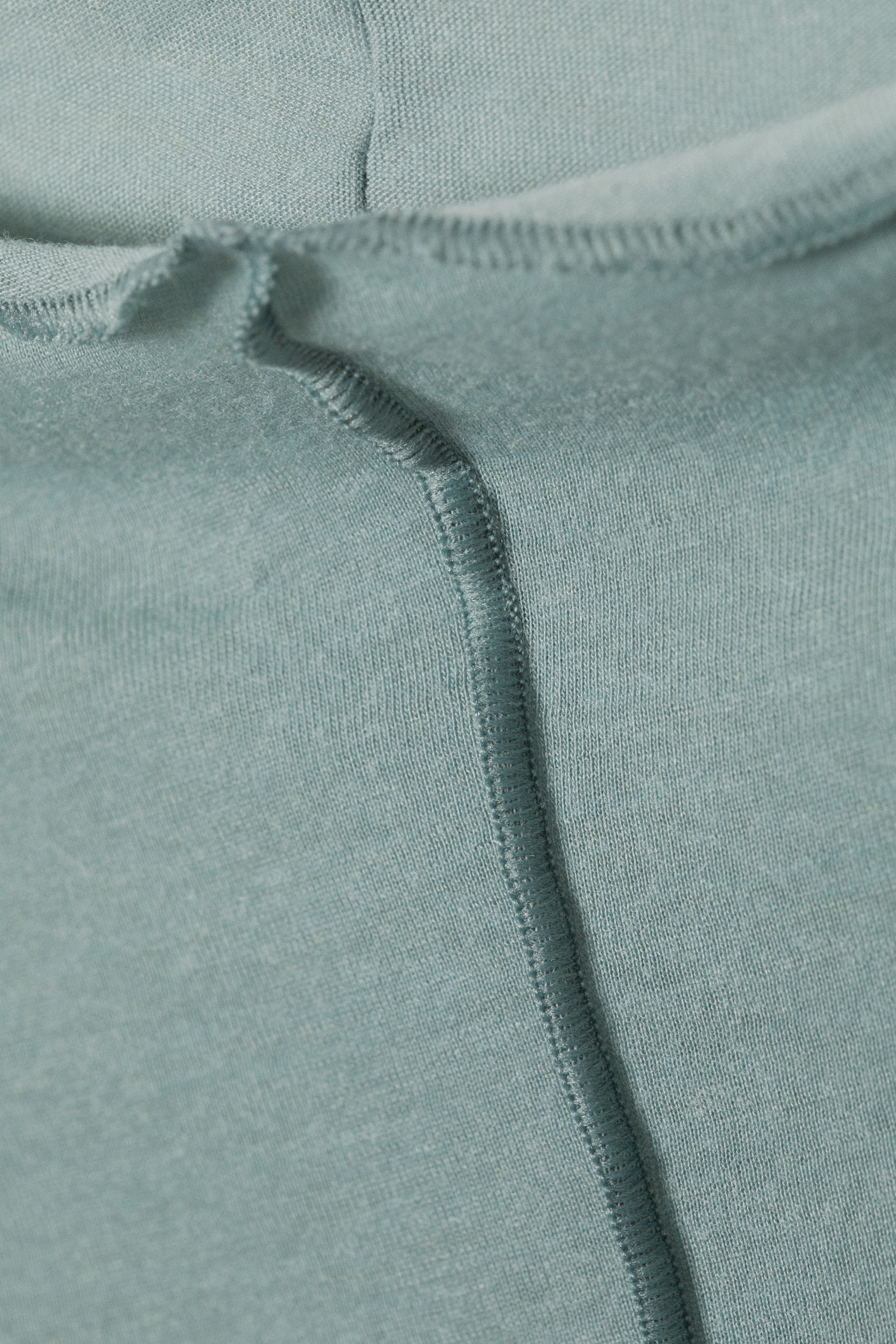 Zobrazit větší obrázek: Slim Fit Long-Sleeved Mock-Neck Top - Turquoise - ŽENY | H&M CZ 5