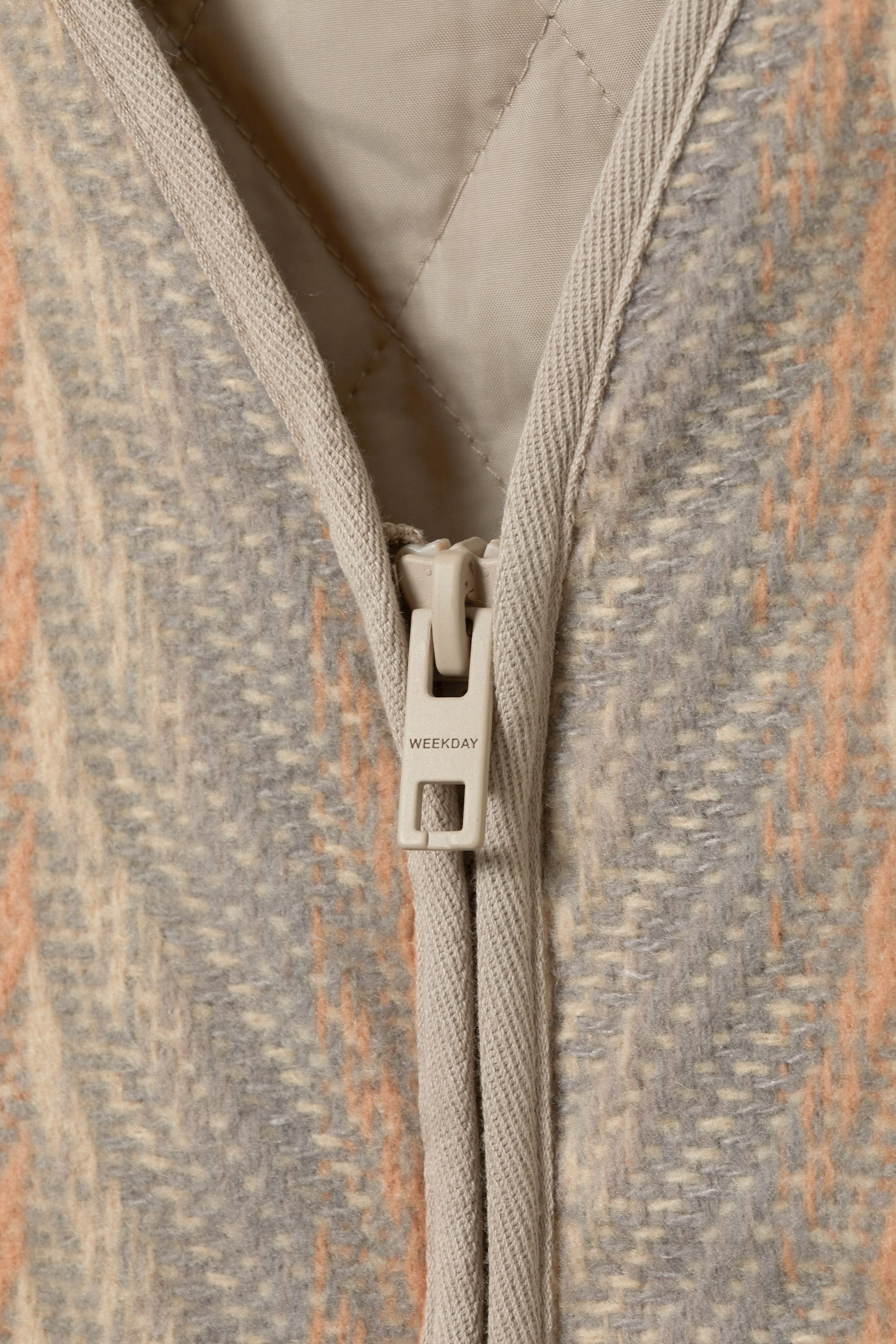 Dark Beige Wool - Antonio Quilted Vest - 1