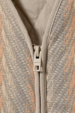 Dark Beige Wool - Antonio Quilted Vest - 1
