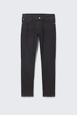Almost Black - Black - Sunday Mid Rise Slim Tapered Leg Jeans - 5