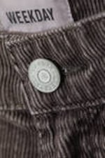 Washed Dark Brown - Astro Loose Baggy Corduroy Trousers - 1