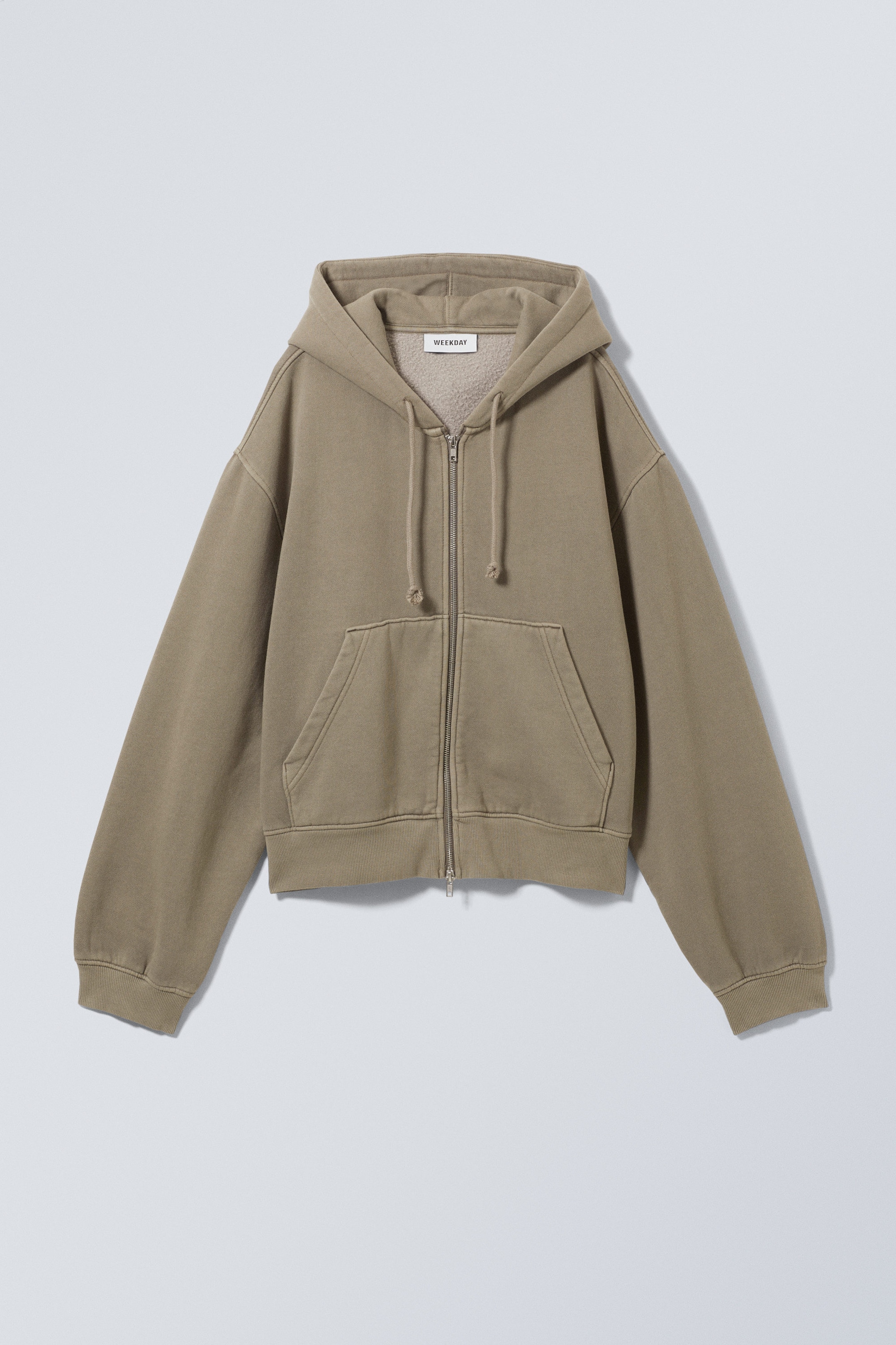 Dusty Mole - Boxy Heavyweight Zip Hoodie - 0
