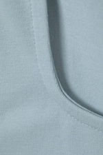 Hellblau - Top Antonia mit quadratischem Ausschnitt - 1