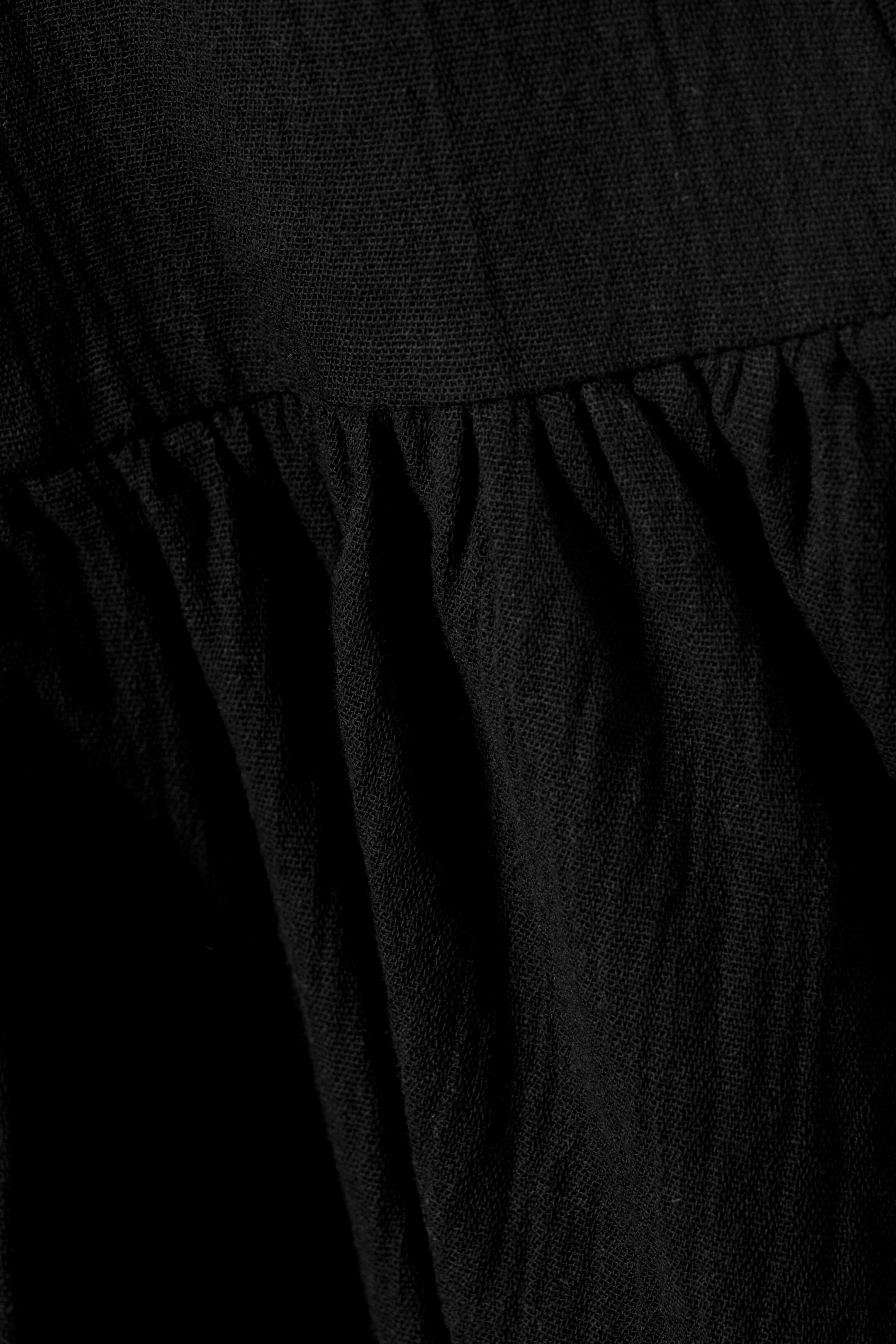 Vezi imaginea mai mare: Sleeveless Twill Mini Dress - Black - FEMEI | H&M RO 6