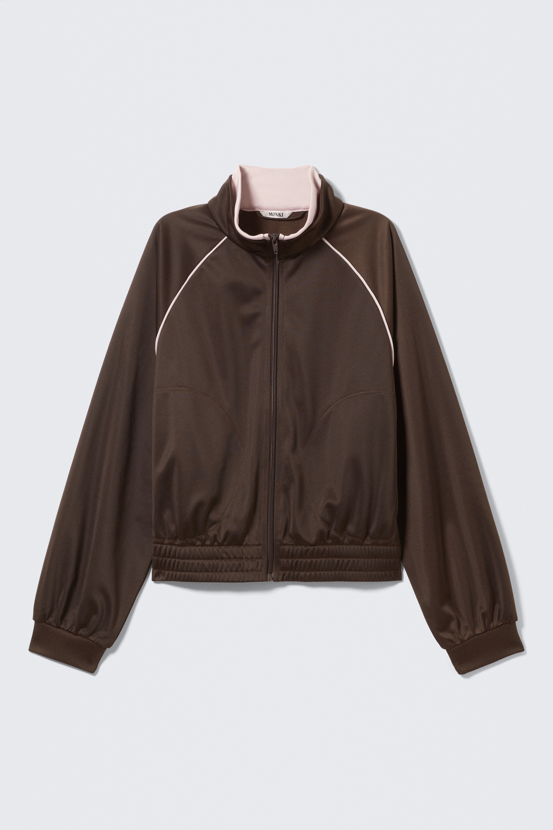 Größeres Bild anzeigen: Kontrast-Trainingsjacke - Dunkelbraun - Ladies | H&M AT 5