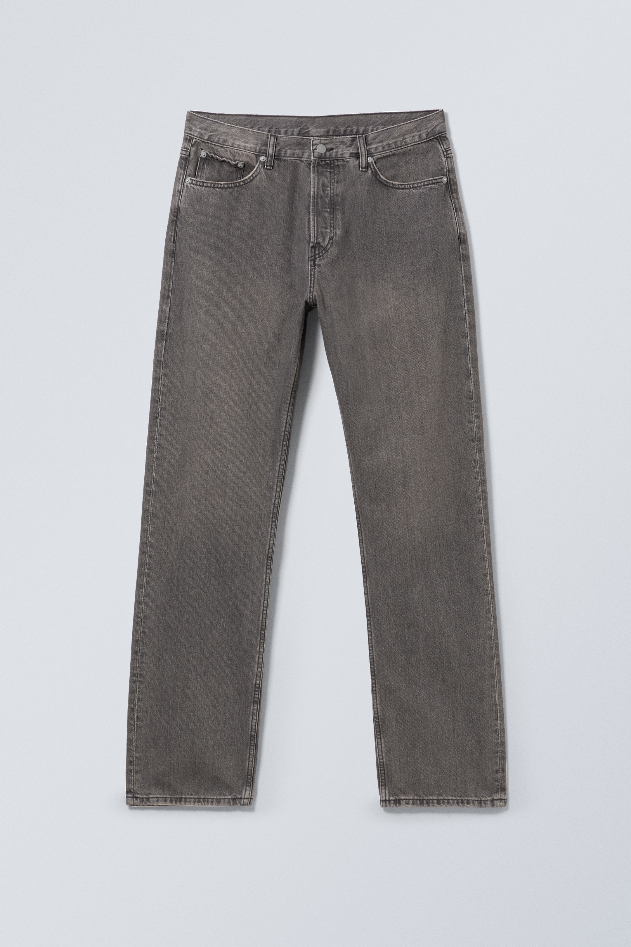 Преглед на по-голямо изображение: Space Relaxed Straight Leg Jeans - Clay Grey - Grey - МЪЖЕ | H&M BG 1