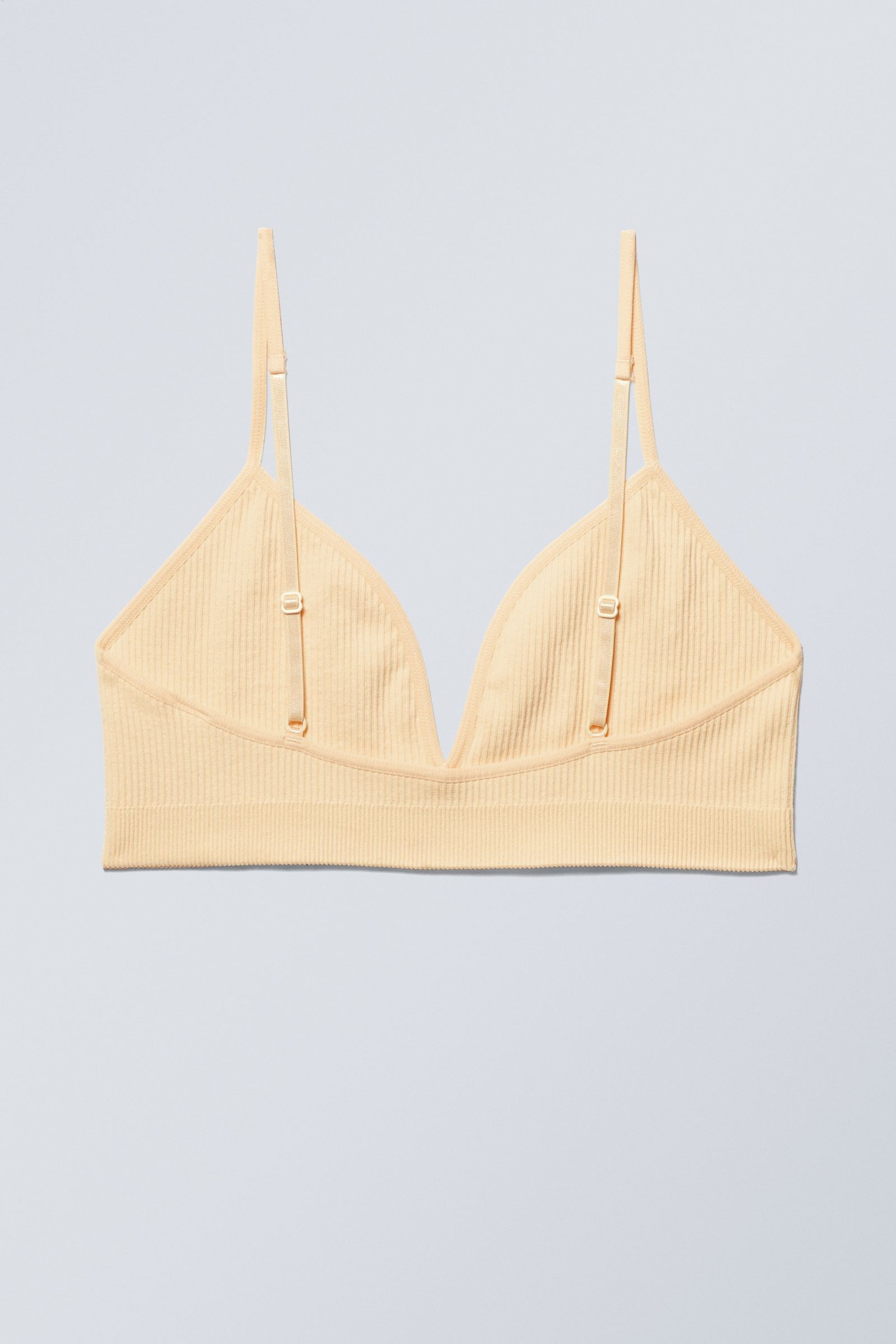 Yellow - Cat Triangle Bra - 1