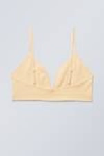 Yellow - Cat Triangle Bra - 1