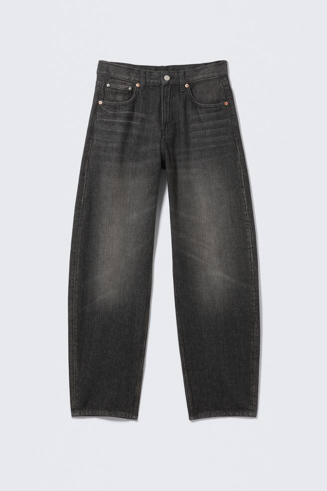 Nebula Mid Rise Loose Barrel Unisex Jeans - Chelsea Black - Black/Kimberley Blue - Light Blue/Blue Rinse - Dark Blue - 1