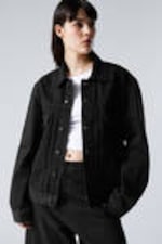 Black Rinse - Black - Relaxed Fit Denim Jacket - 1